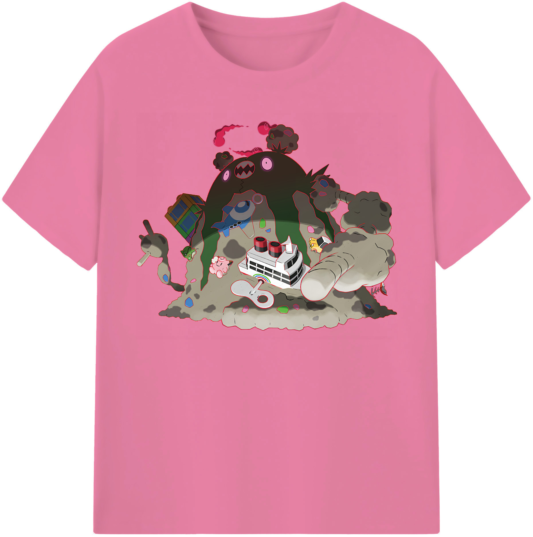 （画像用） ポケットモンスター Pokémon 綿100％半袖Tシャツ（フロントプリント）